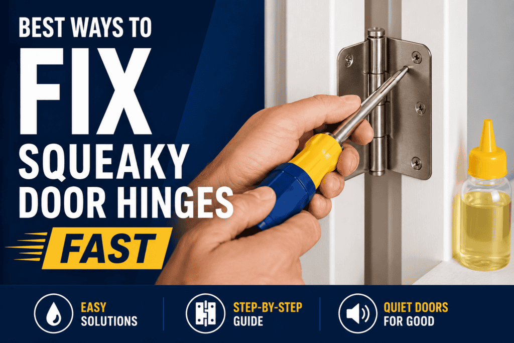 Best Ways to Fix Squeaky Door Hinges Fast Best Ways to Fix Squeaky Door Hinges Fast