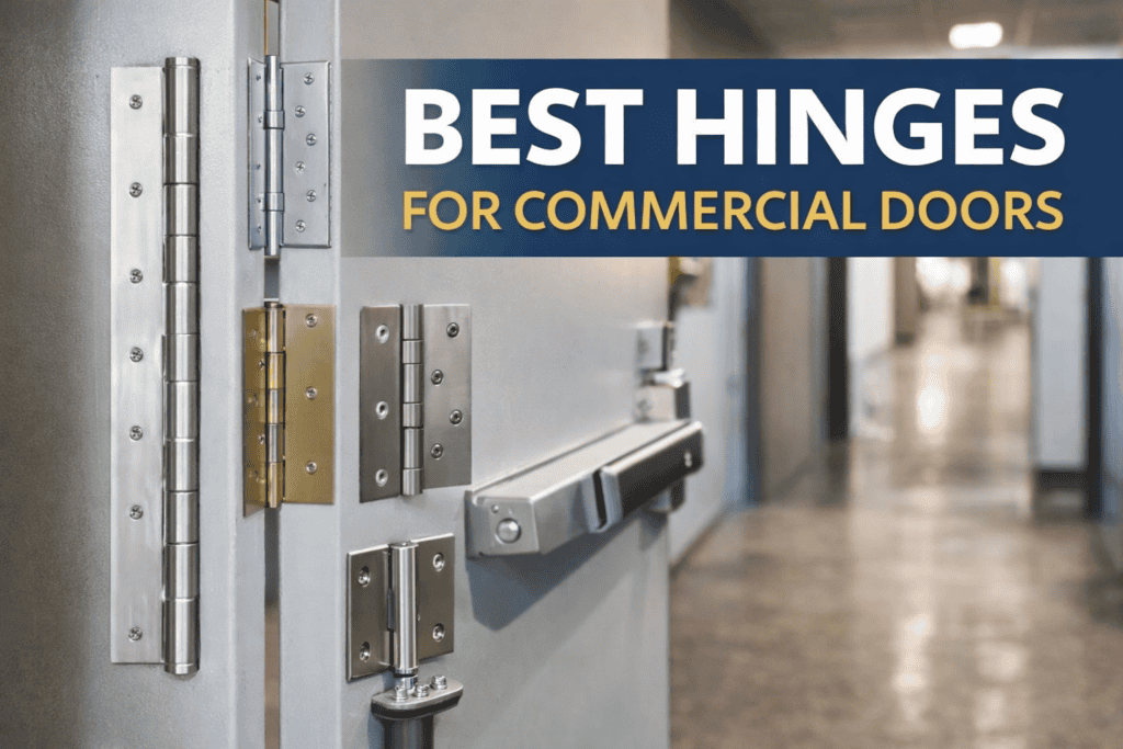 Best Hinges for Commercial Doors: 7 Essential Types for Long-Term Performance