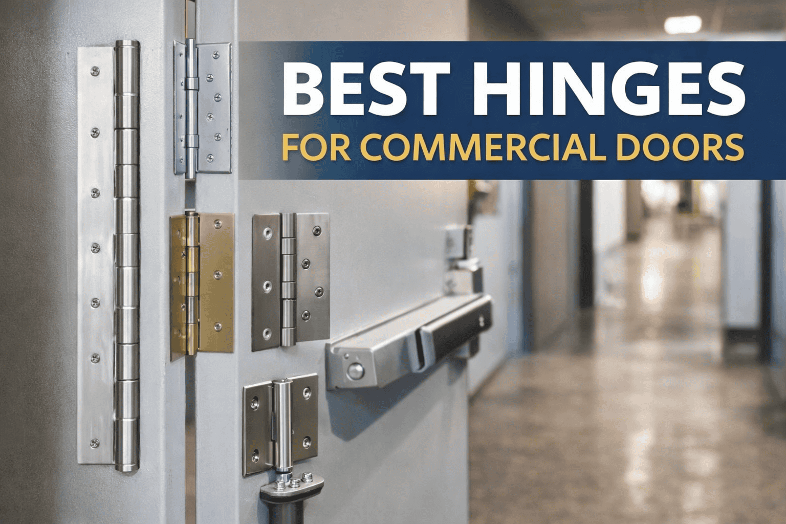 Best Hinges for Commercial Doors: 7 Essential Types for Long-Term Performance