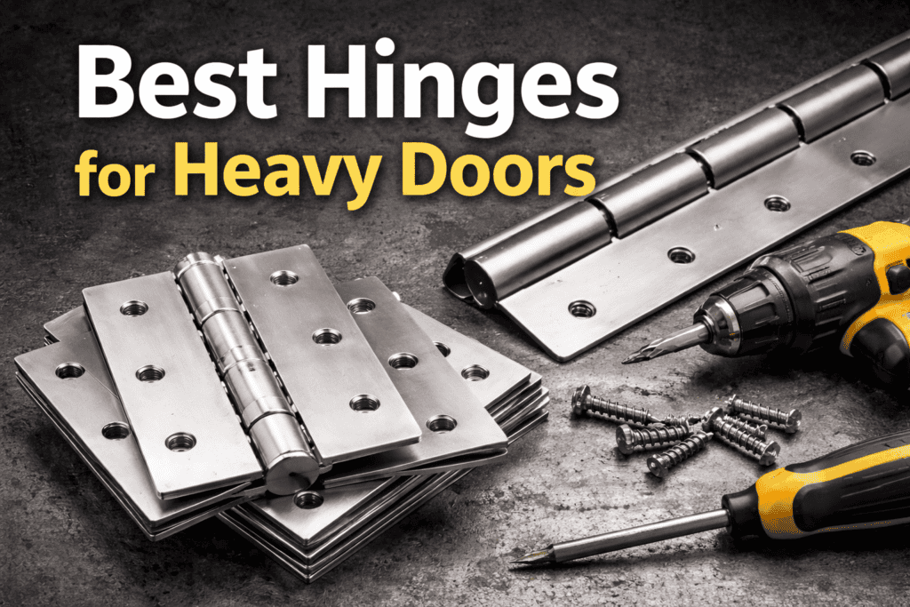 Best Hinges for Heavy Doors:  7 Critical Options That Actually Work