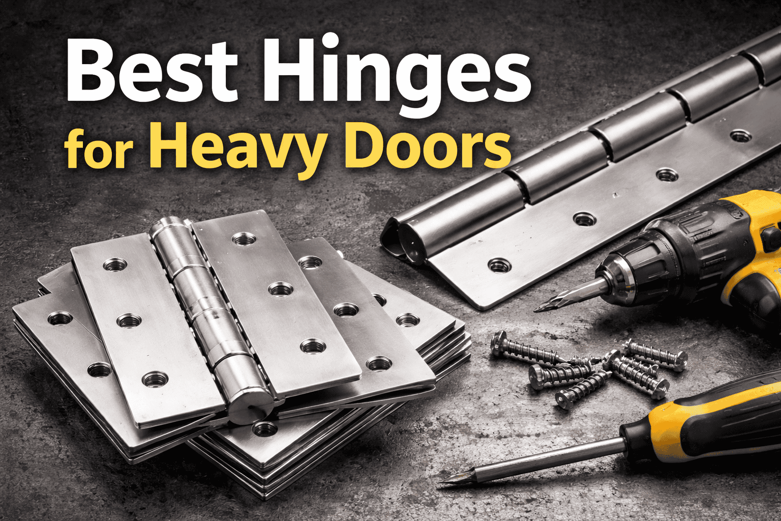 Best Hinges for Heavy Doors:  7 Critical Options That Actually Work
